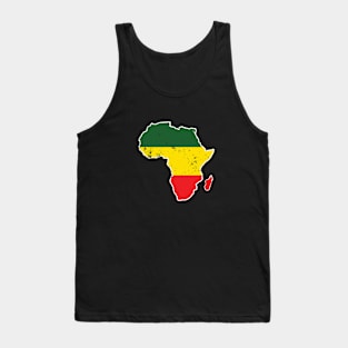 RASTAFARIAN AFRICA T SHIRT Tank Top